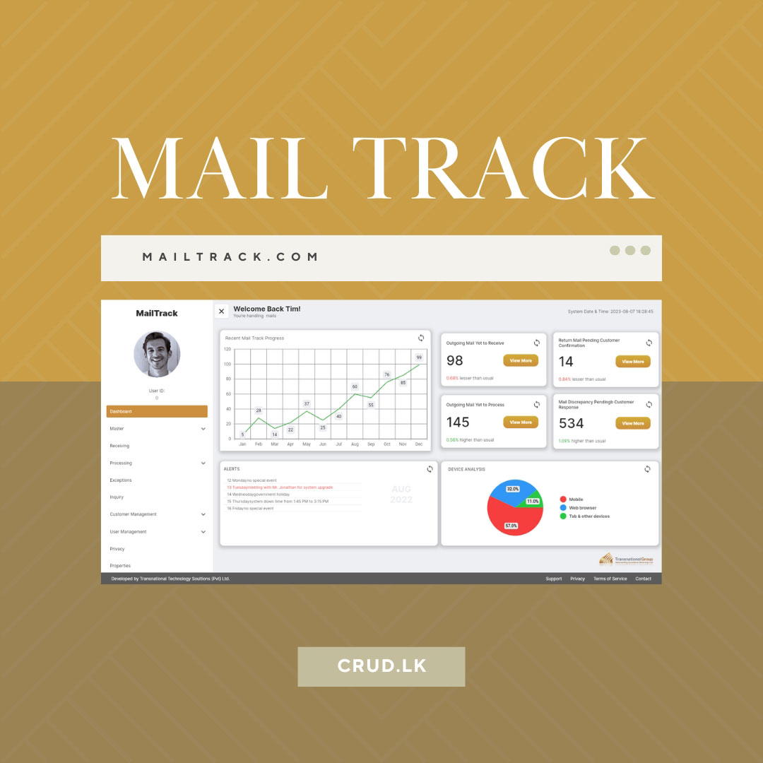 MailTrack - CRUD Solutions